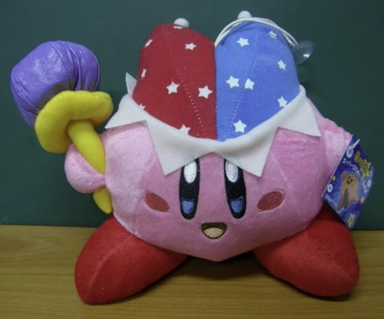 Kirby ขนาด 8-9 นิ้ว มีห่วงเชือกและจุ๊บยาง