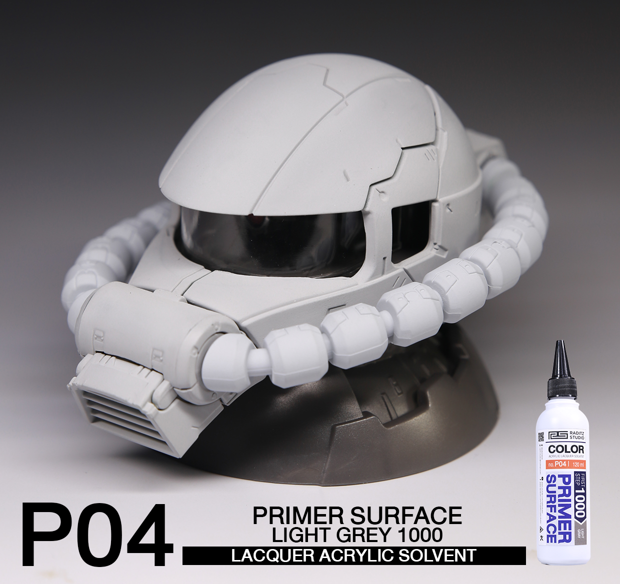 P04 Surface Primer Light Gray 1000 120ml