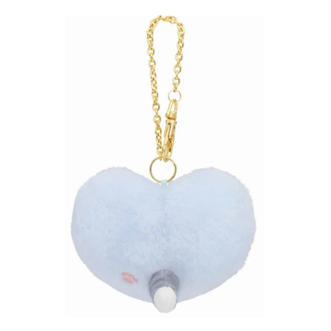 [PRE-ORDER] พวงกุญแจ ตุ๊กตา แมวโมฟุ รูปหัวใจ สีฟ้า Mofusand Heart Cat Mascot mofusand ふわふわハートにゃんこマスコット(ブルー)