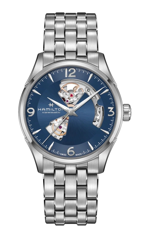 Hamilton H32705141 นาฬิกาผู้ชาย Jazzmaster Open Heart Automatic Men's Watch