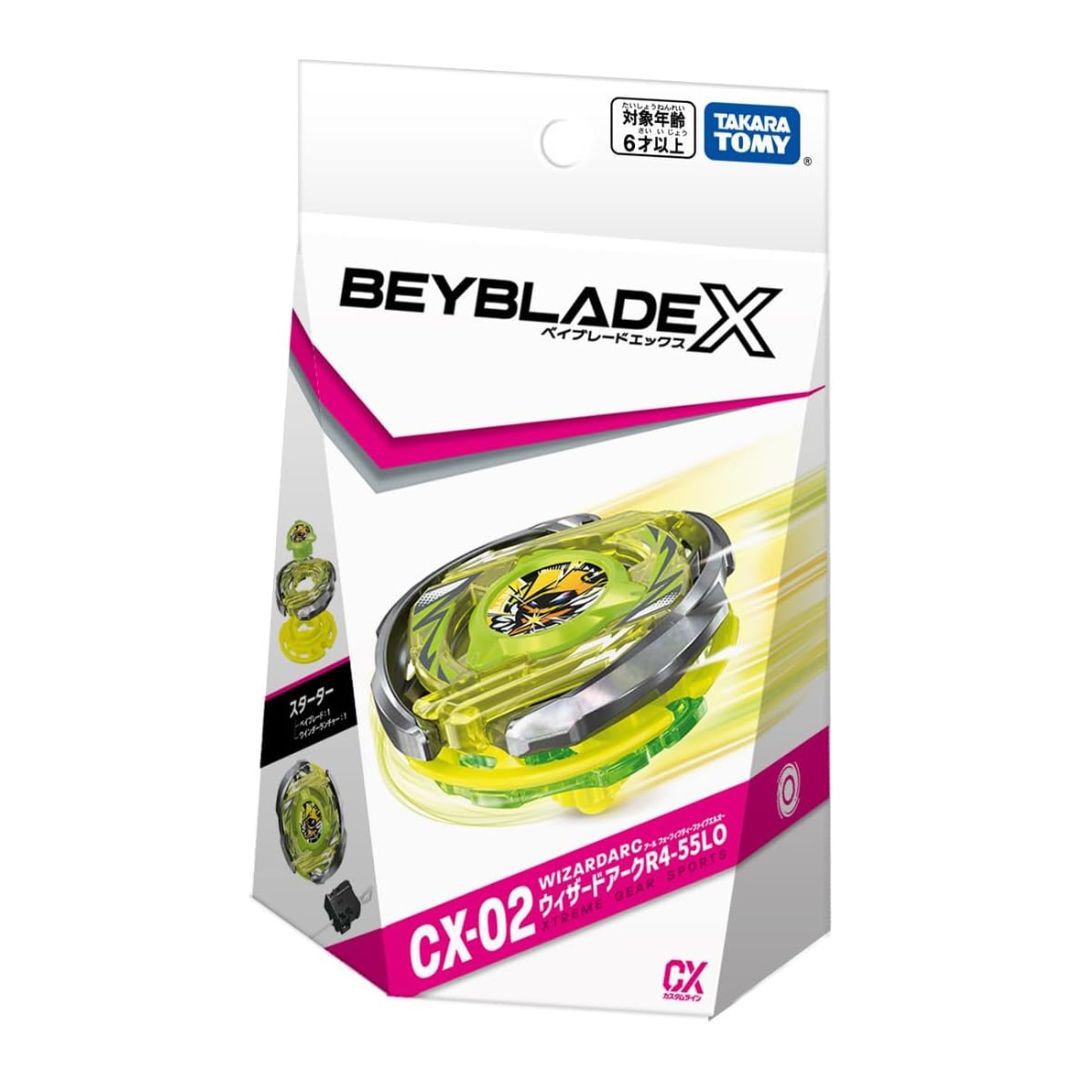 [PRE-ORDER] เบย์เบลด BEYBLADE X CX-02 WIZARDARC R4-55LO ของแท้ จาก Takara Tomy นำเข้าจากญี่ปุ่น