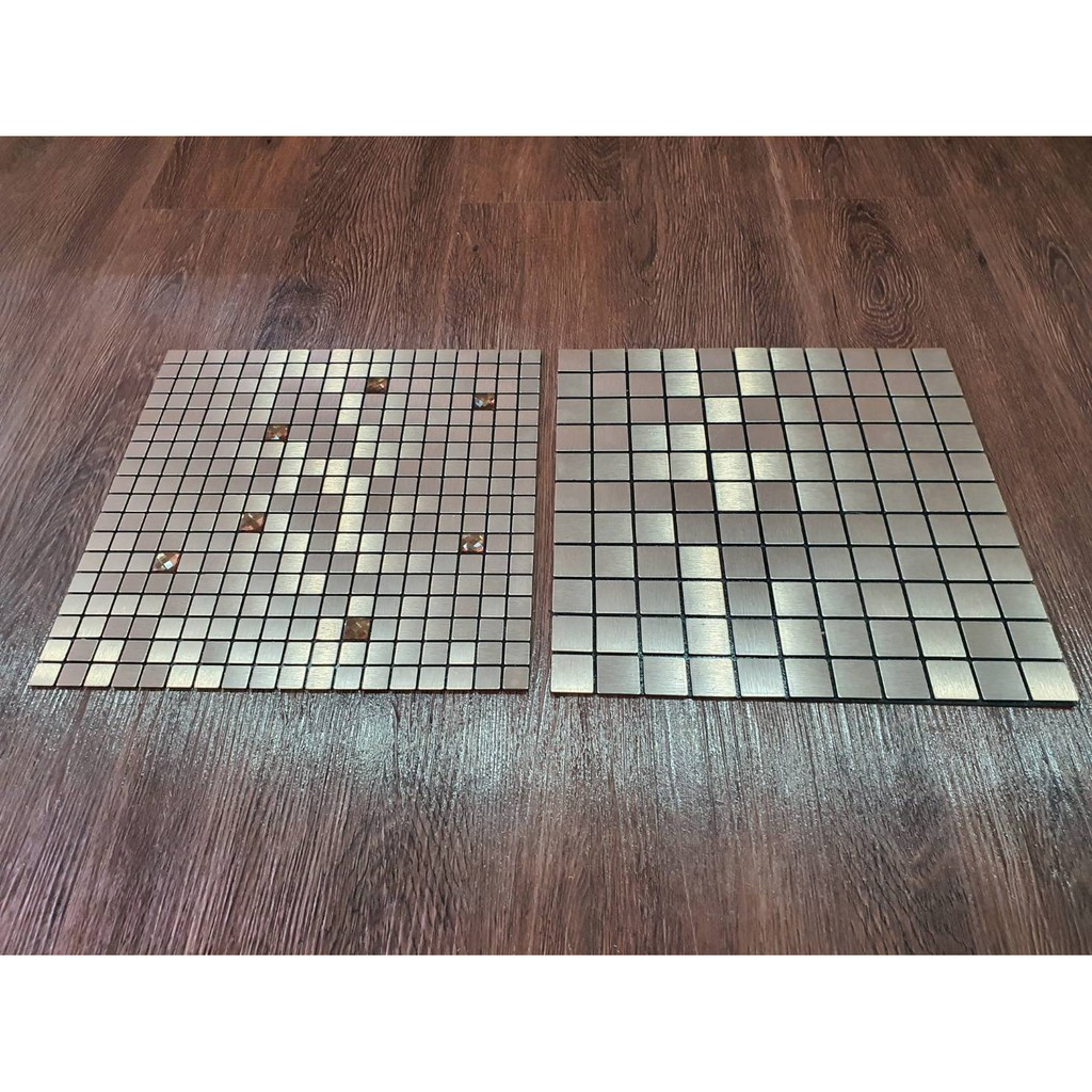 โมเสกอลูมิเนียม มีกาวในตัว ขนาด 30x30 ซม.