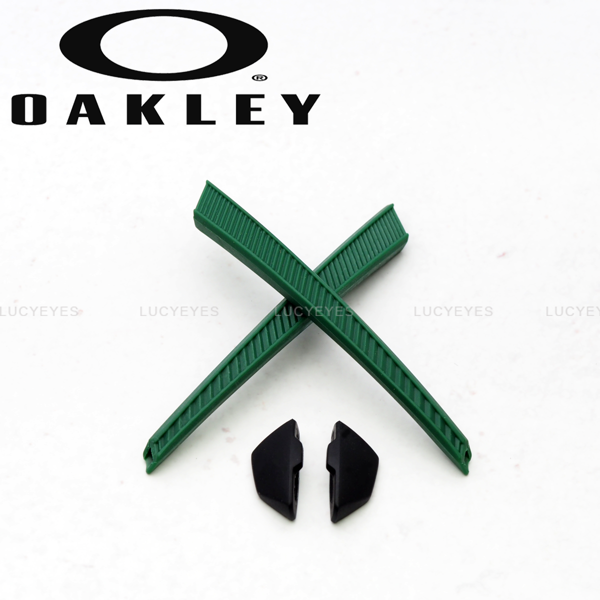 ชุดยางขาแว่น + แป้นจมูก OAKLEY OO9424F, MERCENARY สีเขียว