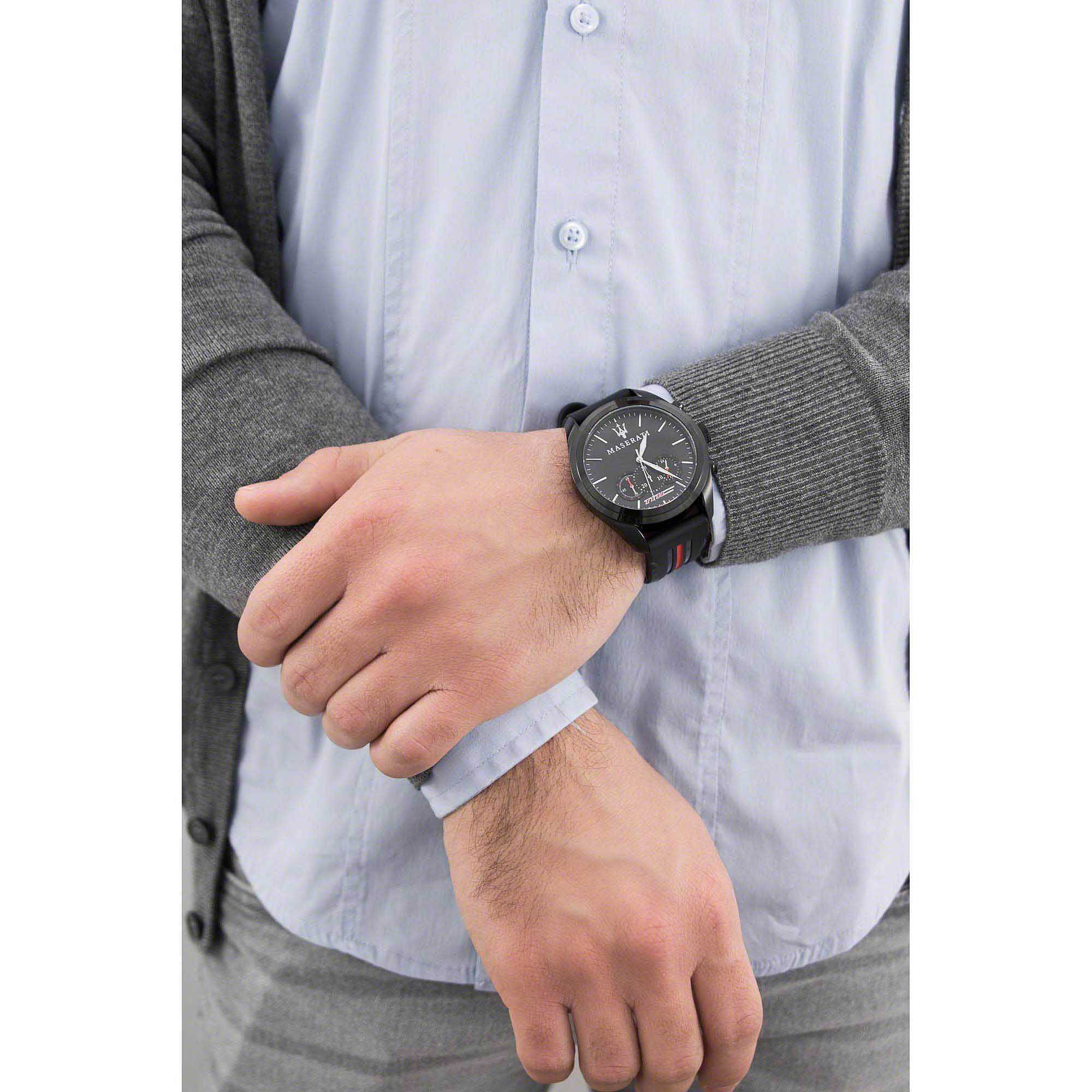 Maserati R8871612004 นาฬิกาผู้ชาย Maserati รุ่น R8871612004 Traguardo Chronograph Quartz Men's Watch