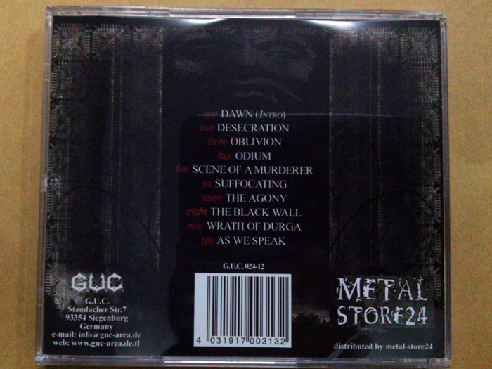 KALIYUGA'Wrath Of Durga' CD
