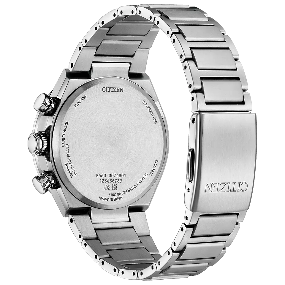 Citizen CB5966-69E นาฬิกาผู้ชาย Attesa Atomic Timekeeping / Super Titanium™ Eco-Drive Men's Watch