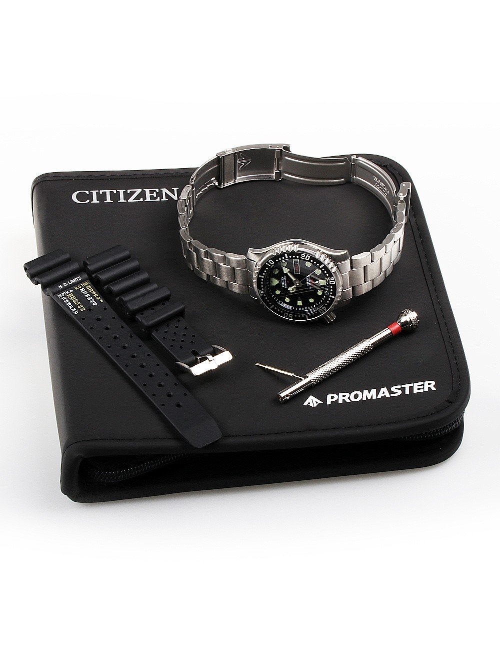 Citizen NY0040-09EEM นาฬิกาผู้ชาย Promaster Automatic Diver 200m Set Men's Watch