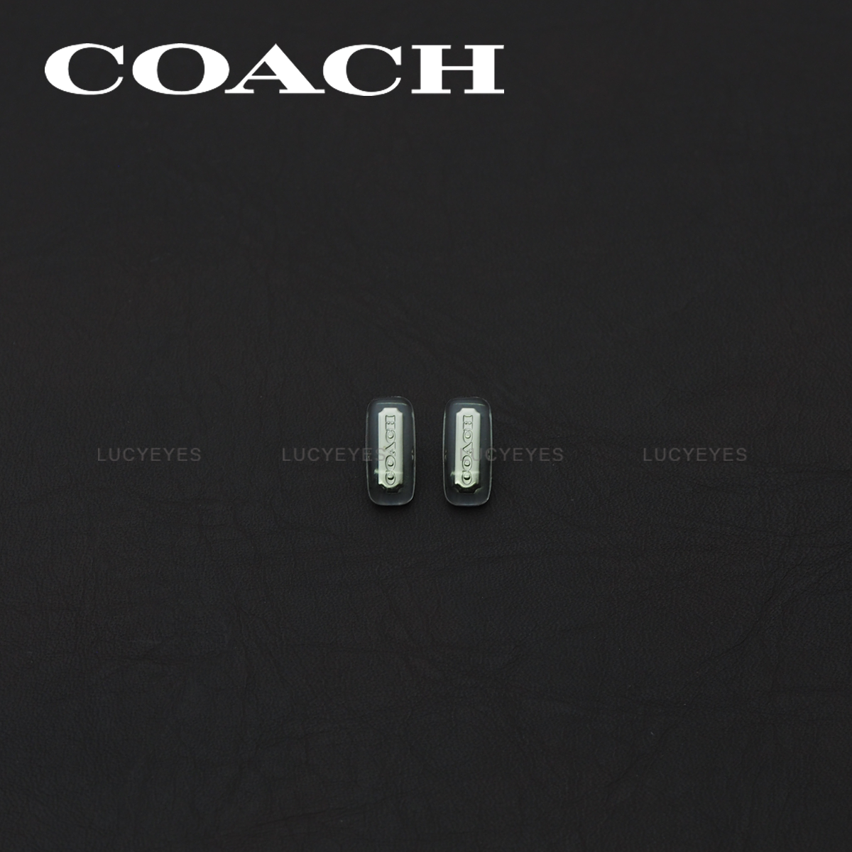 แป้นจมูก COACH แท้ 100% แบบใส่น๊อต (สีใส อะไหล่เงิน)