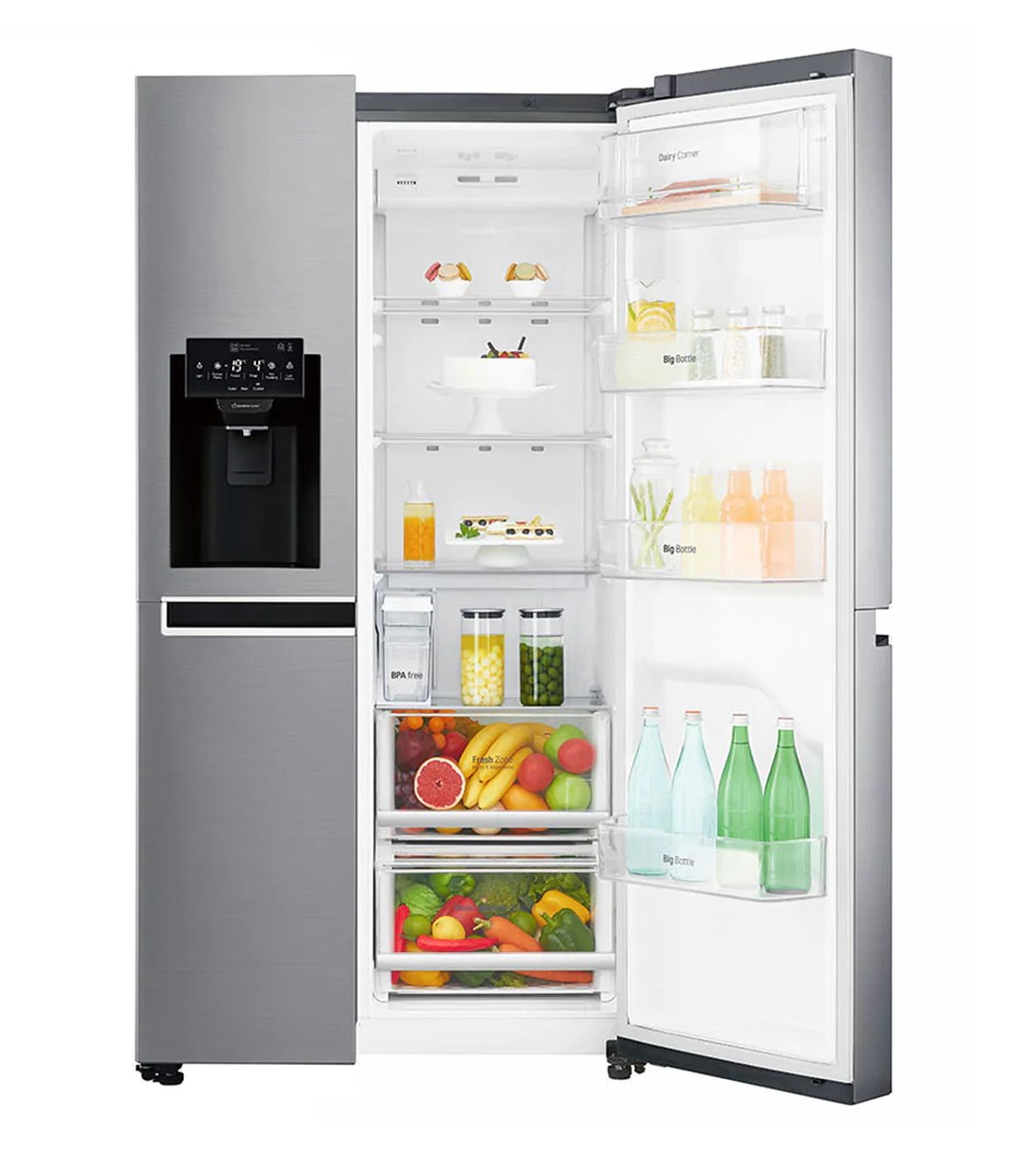 LG ตู้เย็น SIDE BY SIDE รุ่น GC-L247SLLV ขนาด 21.7 คิว INVERTER Linear Compressor พร้อม Smart WI-FI control L247SLLV SBS (ชลบุรี ส่งฟรี)