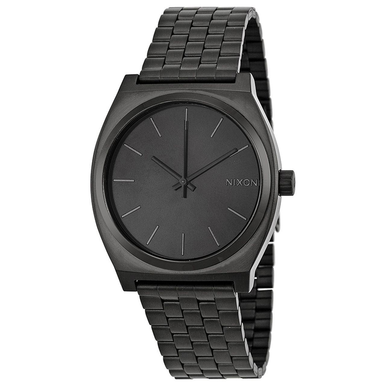 Nixon A045-001-00 นาฬิกาผู้ชาย Nixon รุ่น A045001, Time Teller All Black Men's Watch