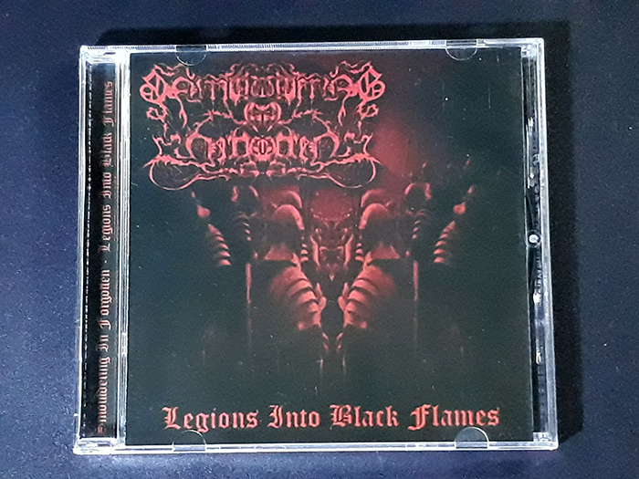 SMOULDERING IN FORGOTTEN'Legions Into Black Flames' CD