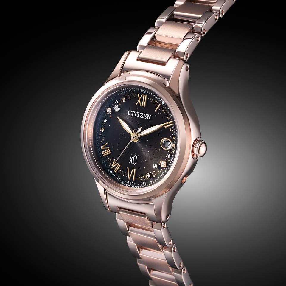 Citizen ES9497-53E นาฬิกาผู้หญิง Citizen xC hikari Radio-Controlled Eco-Drive HINODE COLLECTION Women's Watch
