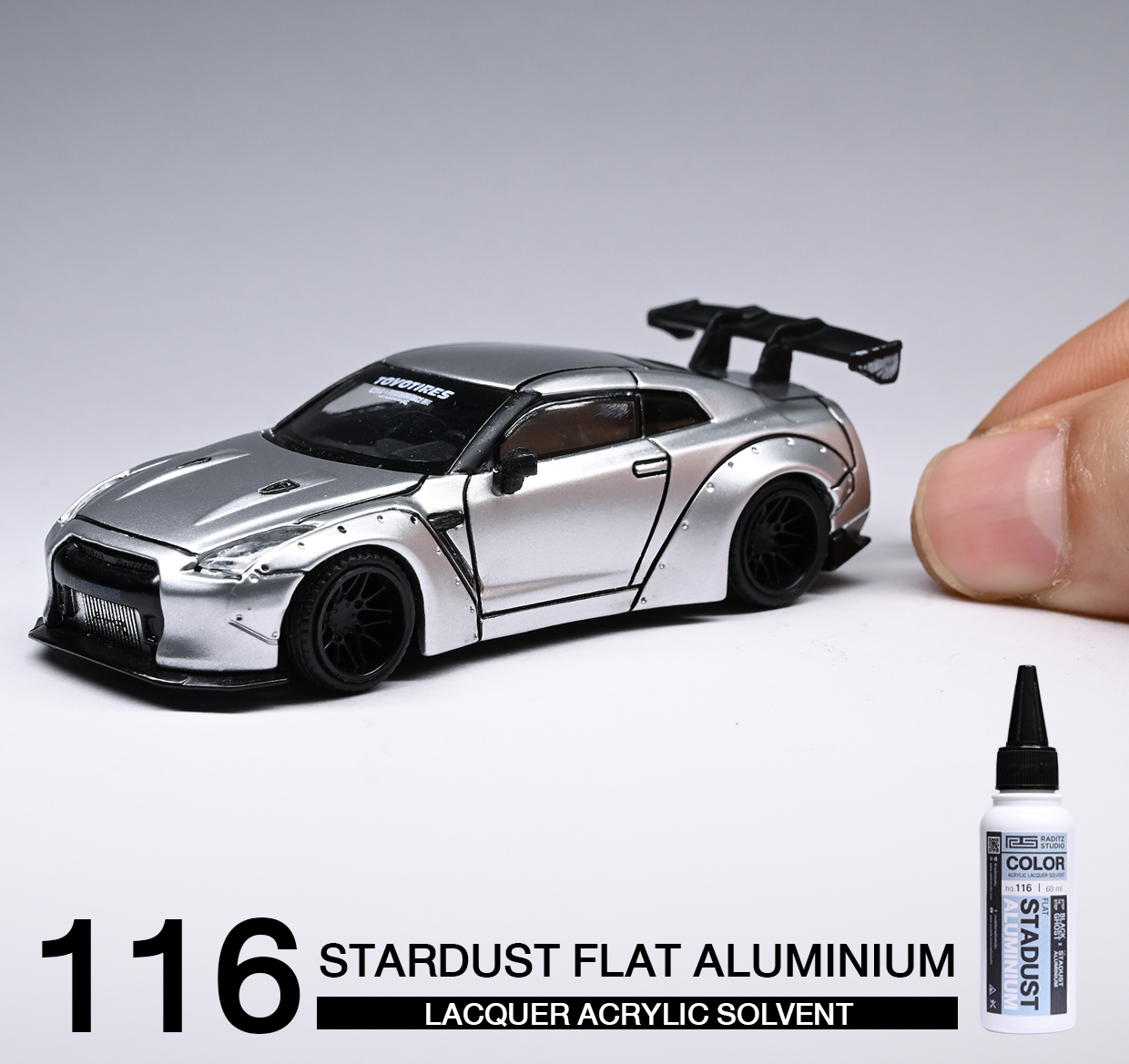 116S Stardust Flat Aluminium 60ml