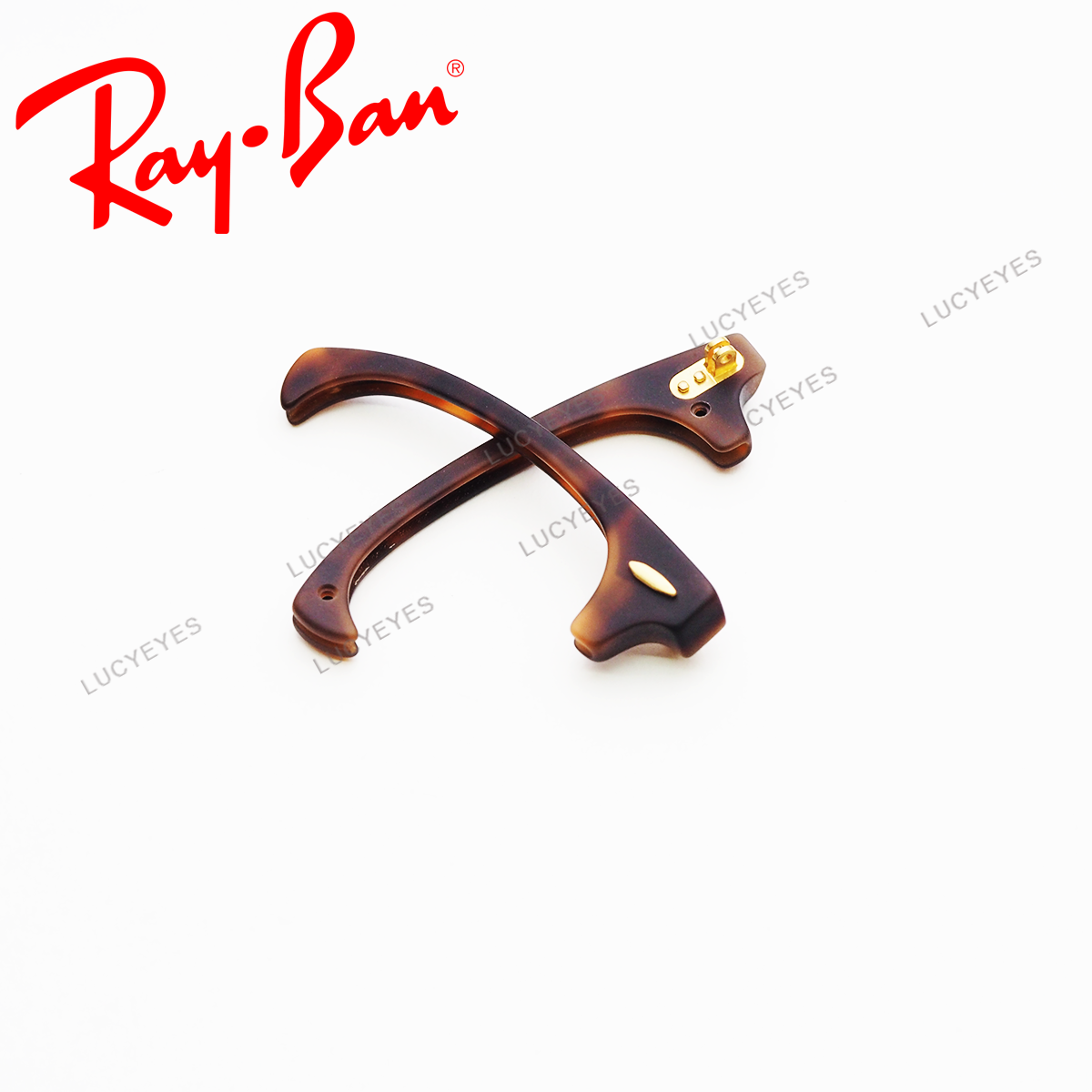 คิ้วสะพานแว่น RAYBAN CLUBMASTER แท้ 100% RB3016F 1145/17, RB3016F 1145/19, RB3016F 1145/30 (สีกระด้าน อะไหล่ทอง)