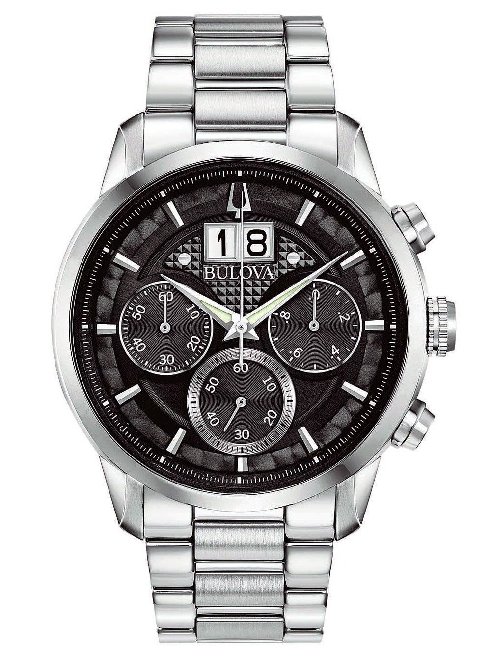 Bulova 96B319 นาฬิาผู้ชาย Classic Sutton Chronograph Men's Watch