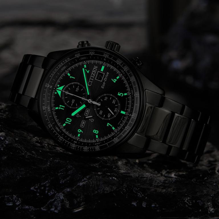 Citizen CA0775-87E นาฬิกาผู้ชาย Eco-Drive Chronograph Men's Watch