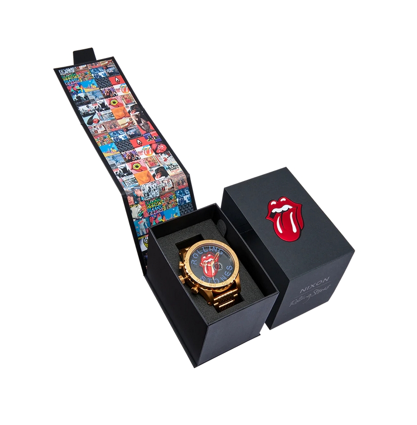 Nixon A1355-513-00 นาฬิกาผู้ชาย Rolling Stones 51-30 Chrono Quartz Men's Watch