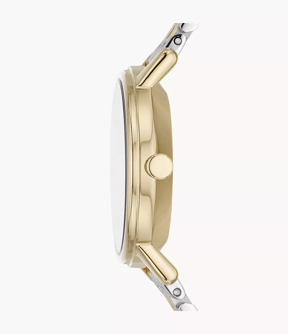 Skagen SKW3122 นาฬิกาผู้หญิง Kuppel Lille Two-Hand Sub-Second Two-Tone Stainless Steel Women's Watch