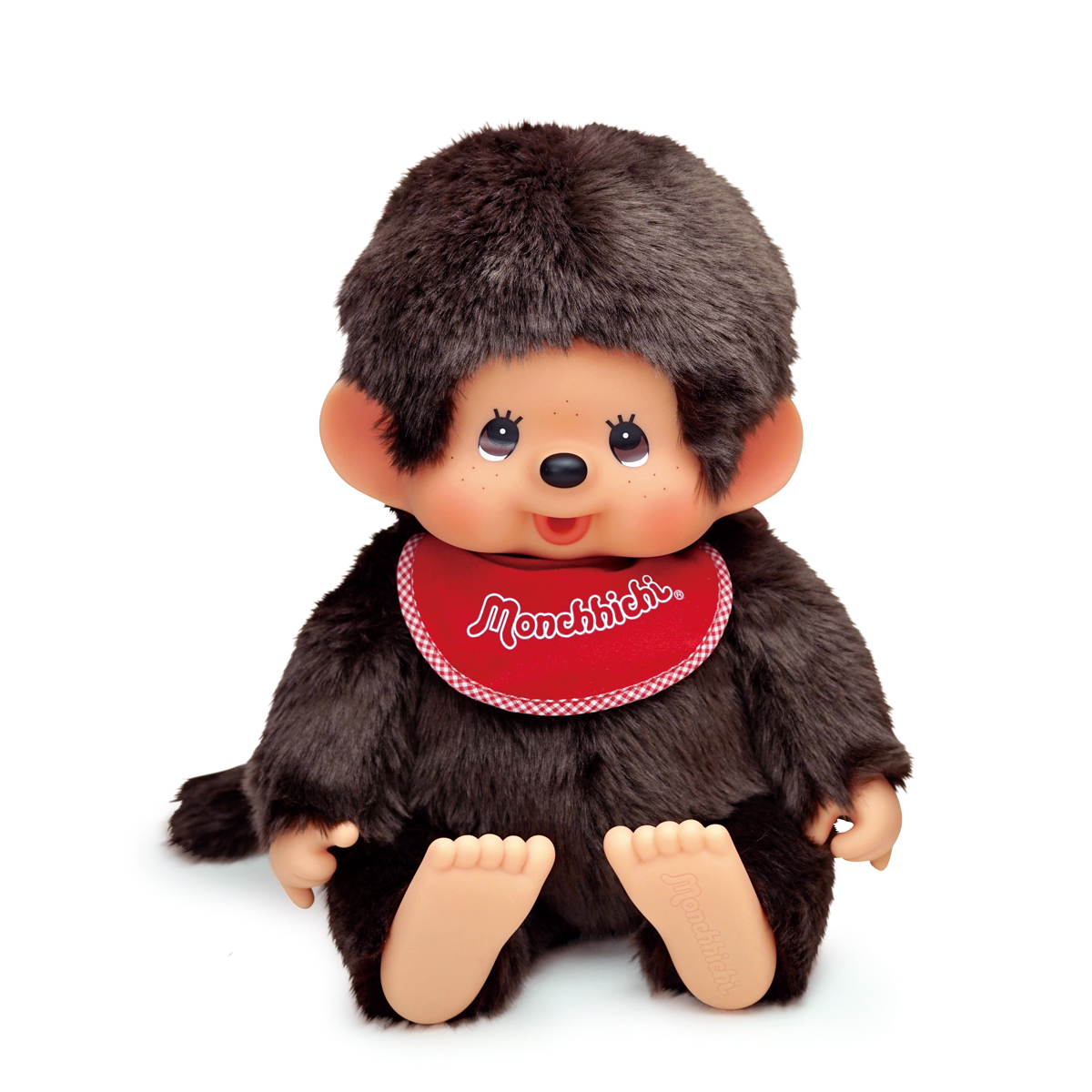 [PRE-ORDER] ตุ๊กตา ม่อนชิชิ Size L ม่อนชิชิคุง Monchhichi H30 x W22 x D19 cm นำเข้าจากญี่ปุ่น プレミアムスタンダード やわらかモンチッチ ブラウン Lサイズ 男の子 226641