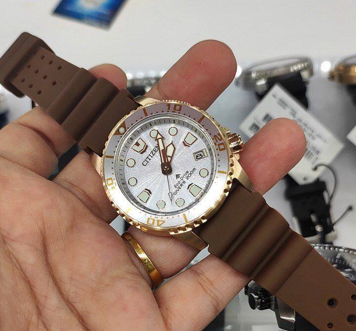 Citizen EO2022-02A นาฬิกาผู้หญิง Eco-Drive Promaster Marine Women's Watch