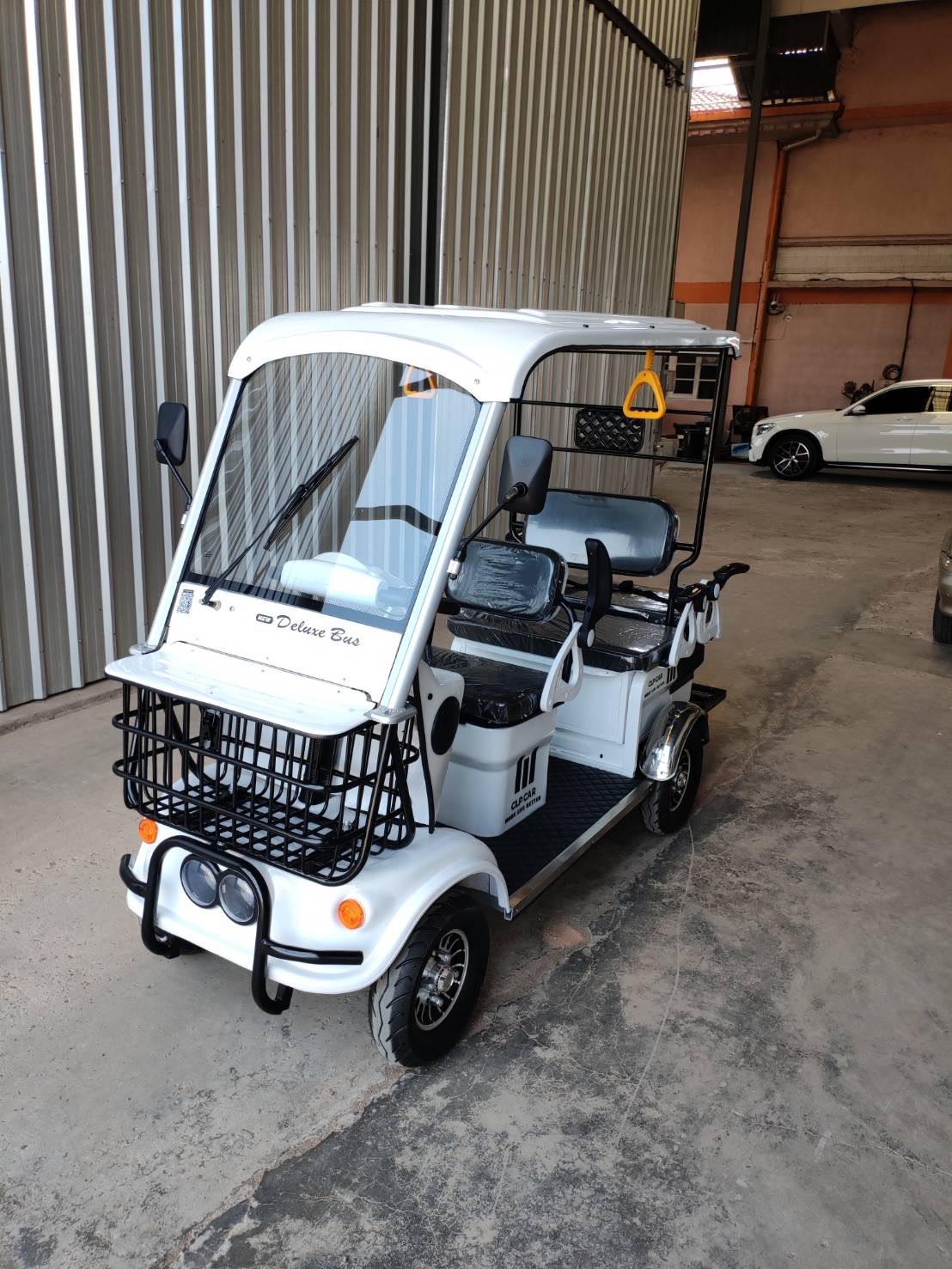 รถไฟฟ้า 4 ล้อ 4-5 ที่นั่ง รุ่น M-01T ยี่ห้อ CLP CAR ขับแฮนด์บิด