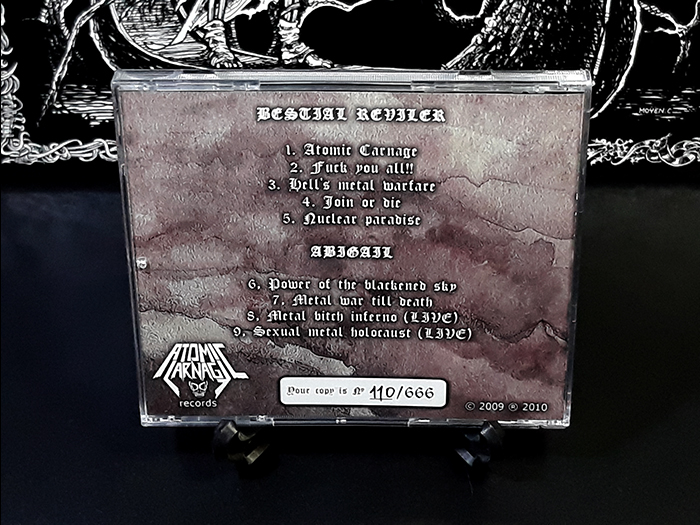 BESTIAL REVILER / ABIGAIL'Russo-Japanese Metal War' CD