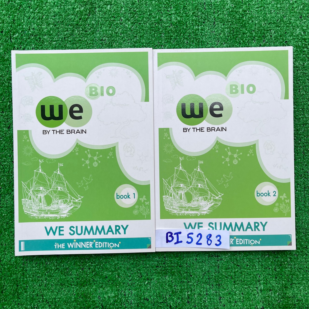 BI5283 [พี่บิ๊ก เดอะเบรน The Brain] We Summary สรุปชีววิทยา หนังสือสรุปให้อย่างดี มีภาพสีสวยประกอบคำอธิบาย จัดเรียงเนื้อหาและรูปภาพน่าอ่าน มีรอยขีดเส้นด้วยดินสอไม่เกิน 20 หน้า ขออนุญาตขายเกินราคาปก ขายเหมา 2 เล่ม 1400฿