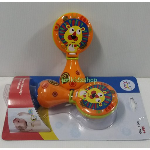 เครื่องดนตรีเคาะจังหวะกรับ แบรนด์ Huile toys