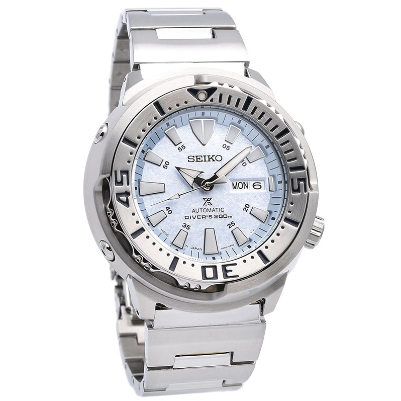 Seiko SBDY053 นาฬิกาผู้ชาย Prospex Baby Tuna Diver Scuba Ice blue Automatic Made in Japan Men's Watch