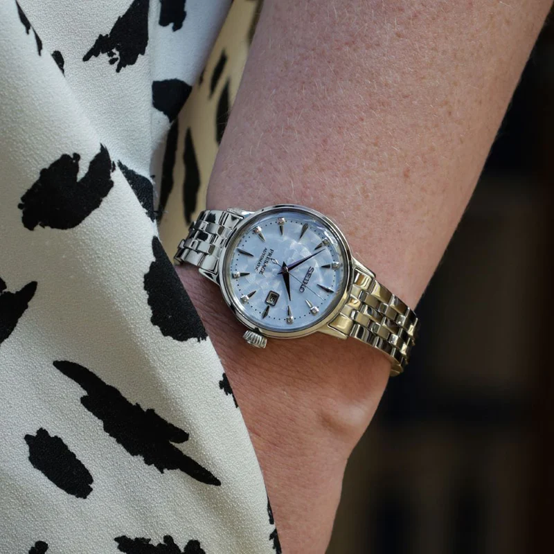 Seiko SRE007J1 นาฬิกาผู้หญิง Presage Cocktail Time Automatic Women's Watch