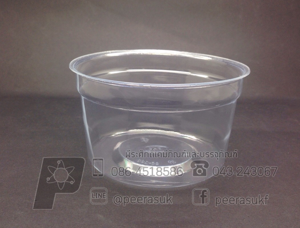 ถ้วยGPPS 100g ไม่พิมพ์ลาย แพคละ 50 ใบ
