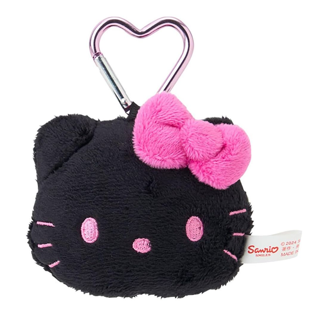 [PRE-ORDER] พวงกุญแจ คิตตี้ ข้อรูปหัวใจ I Love Hello Kitty Face Keychain サンリオ フェイス形マスコットホルダー ハローキティ ブラック 087599