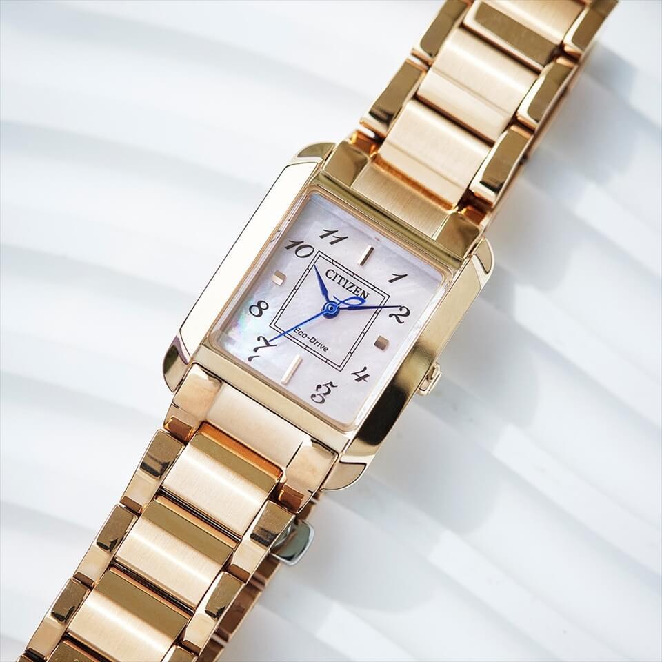 Citizen EW5603-89Y นาฬิกาผู้หญิง Eco-Drive Rose Gold Women's Watch