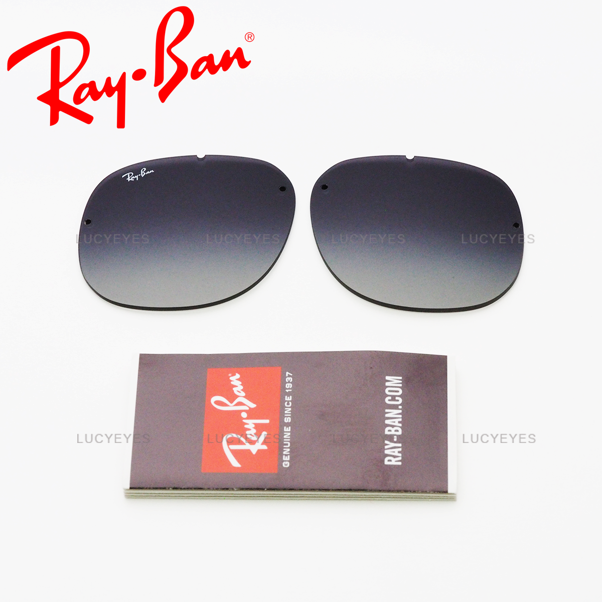 เลนส์ RAYBAN แท้ 100% RB3583N 153/11, BLAZE GENERAL เลนส์สีเทาไล่สี