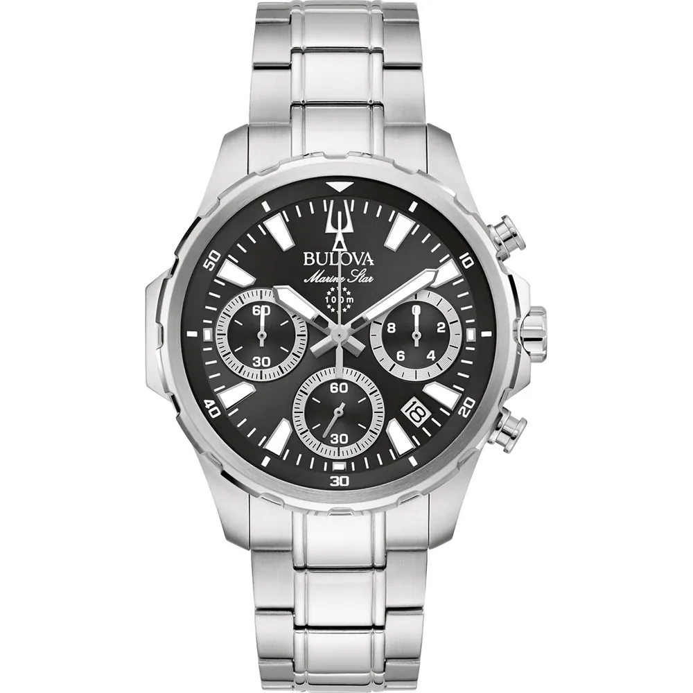 Bulova 96B467 นาฬิกาผู้ชาย Marine Star Serie B Quartz Chronograph Men's Watch