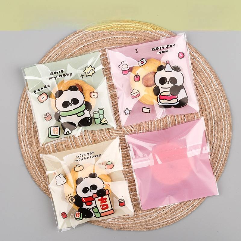 ถุงคุ๊กกี้ ฝากาว ขนาด 7x7 ซม.(ลายพิเศษสุด) จำนวน 95-100 ชิ้นต่อแพ็ค ชุดที่ 3/3