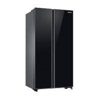ตู้เย็น ไซด์บายไซด์ SBS 23.1Q/ 655 ลิตร กระจกสีดำ Samsung RS62R50012C/ST