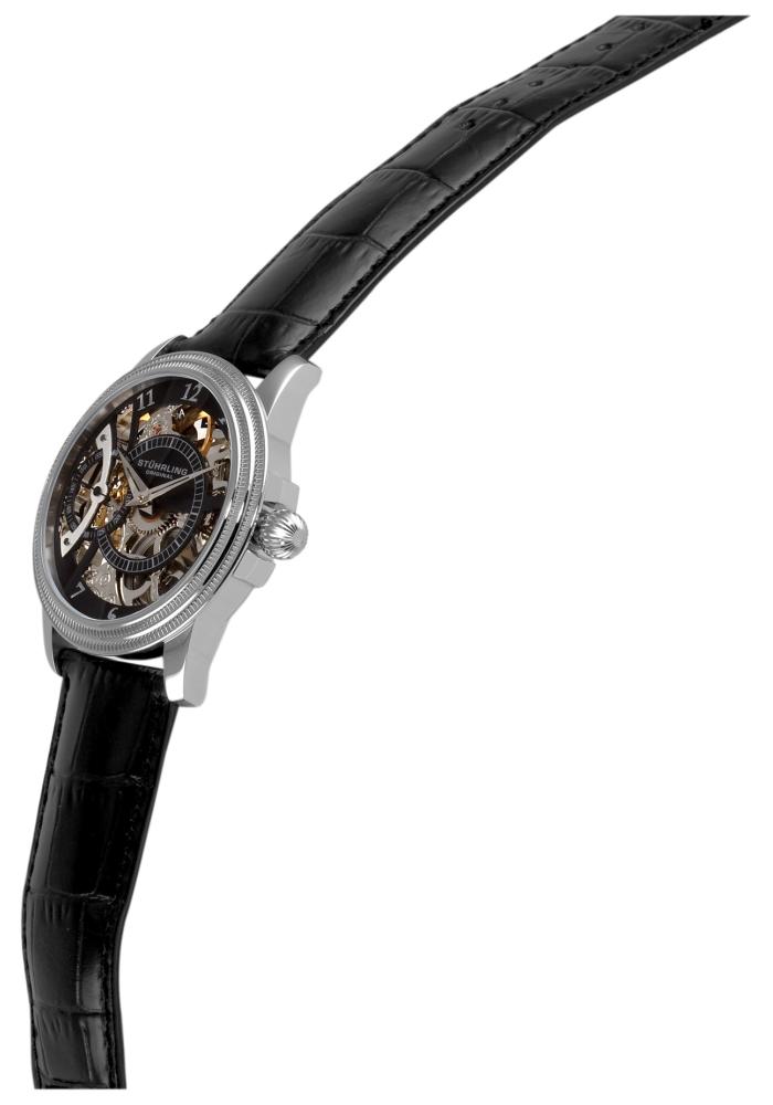 นาฬิกาผู้ชาย Stuhrling Original รุ่น 228.33151, Symphony Saturnalia Brumalia Mechanical Hand-wind Skeleton Stainless steel Men's Watch
