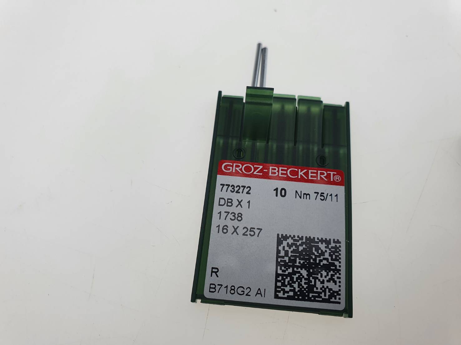 Groz-Beckert DPX5,DBx1,DCx27 เข็มเยอรมันคุณภาพสูงสำหรับงานผ้าคุณภาพสูง จำนวน 1 กล่อง 10เล่ม
