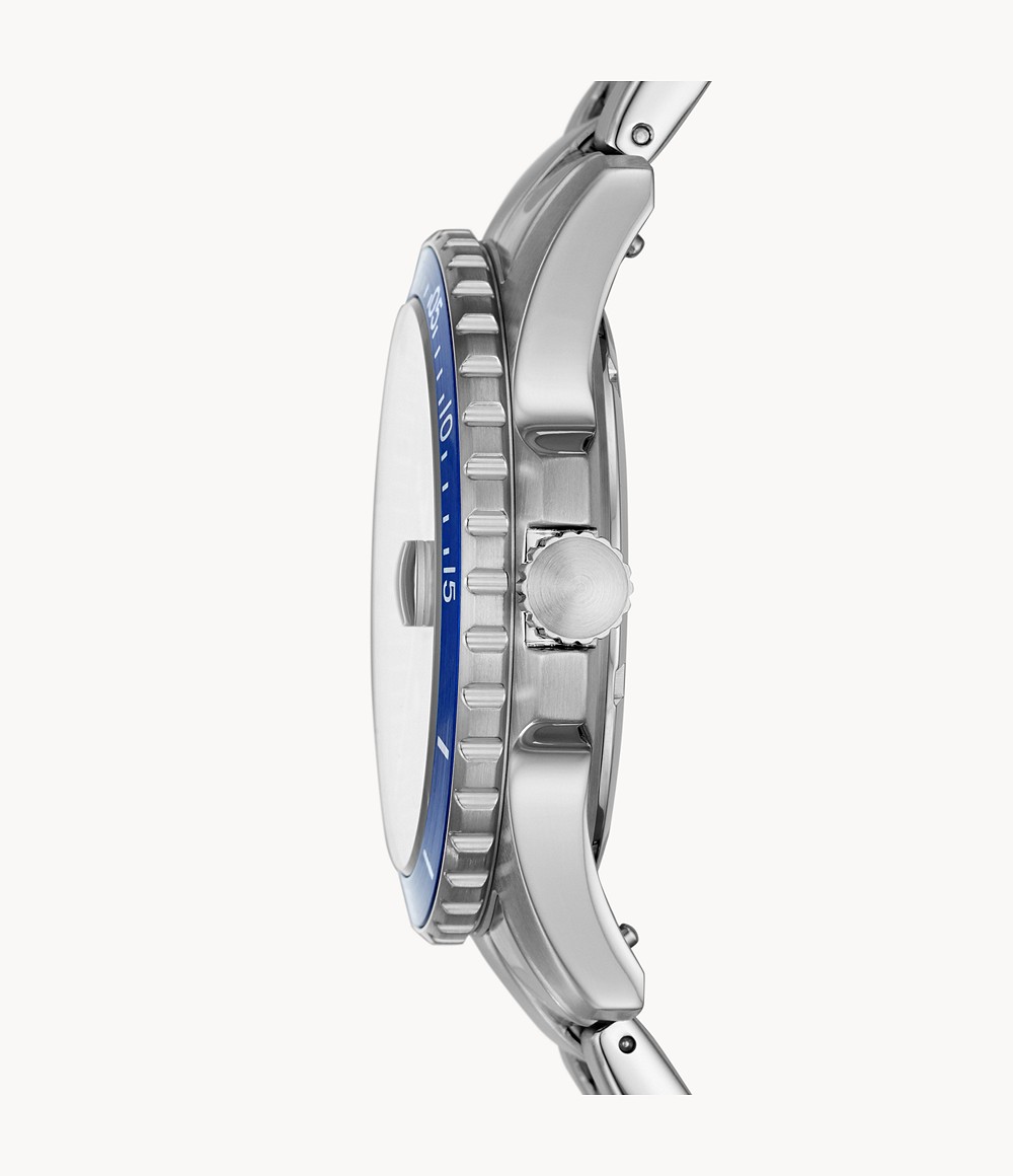 Fossil FS5669 นาฬิกาผู้ชาย FB-01 Three-Hand Date Stainless Steel Quartz Men's Watch