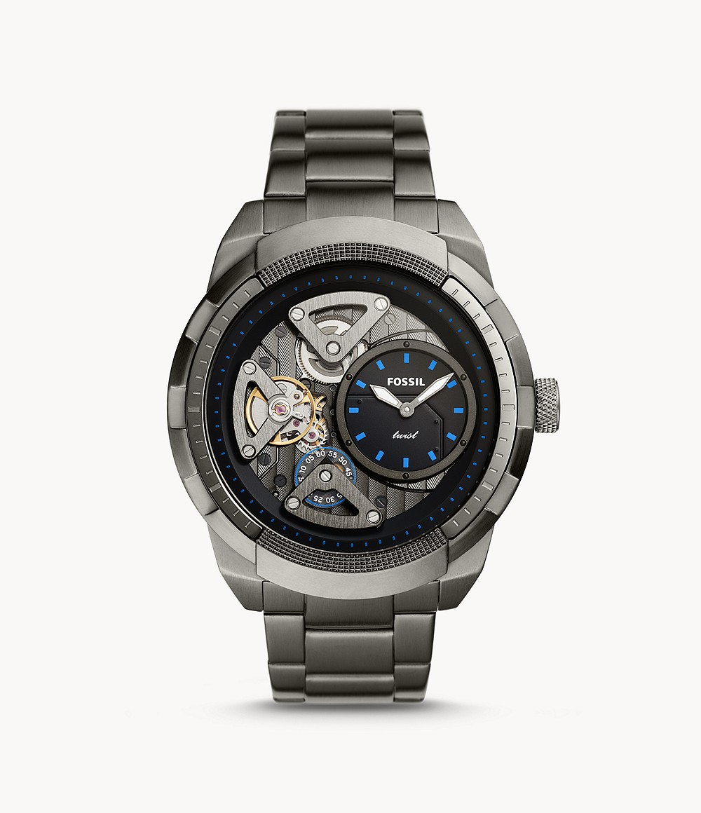 Fossil ME1171 นาฬิกาผู้ชาย Bronson Twist Mechanical Men's Watch