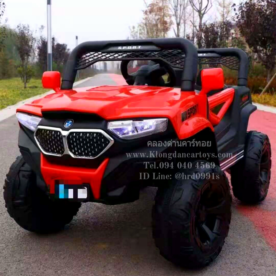 รถเด็กแบตเตอรี่BMWmini4x4ปี2022💥ใช้มือถือบังคับได้, โยกสไลด์ได้💥 (ออกตัวสมูท, 4มอเตอร์12v,2แบต, มีโช้ค,เล่นบลูทูธเพลง usb mp3, รีโมทบูลทูธไฮเทค, มีที่ลากจูง)