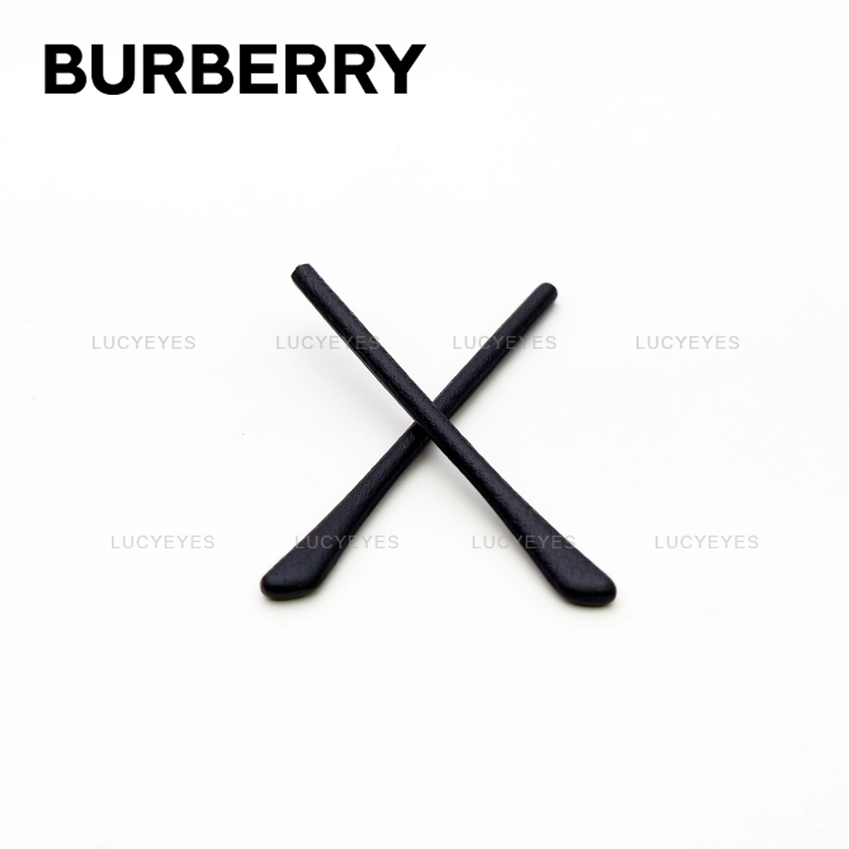 ยางหุ้มขาแว่น Burberry, BE4202Q Sunglasses หนังแท้ 100% (สีดำ)