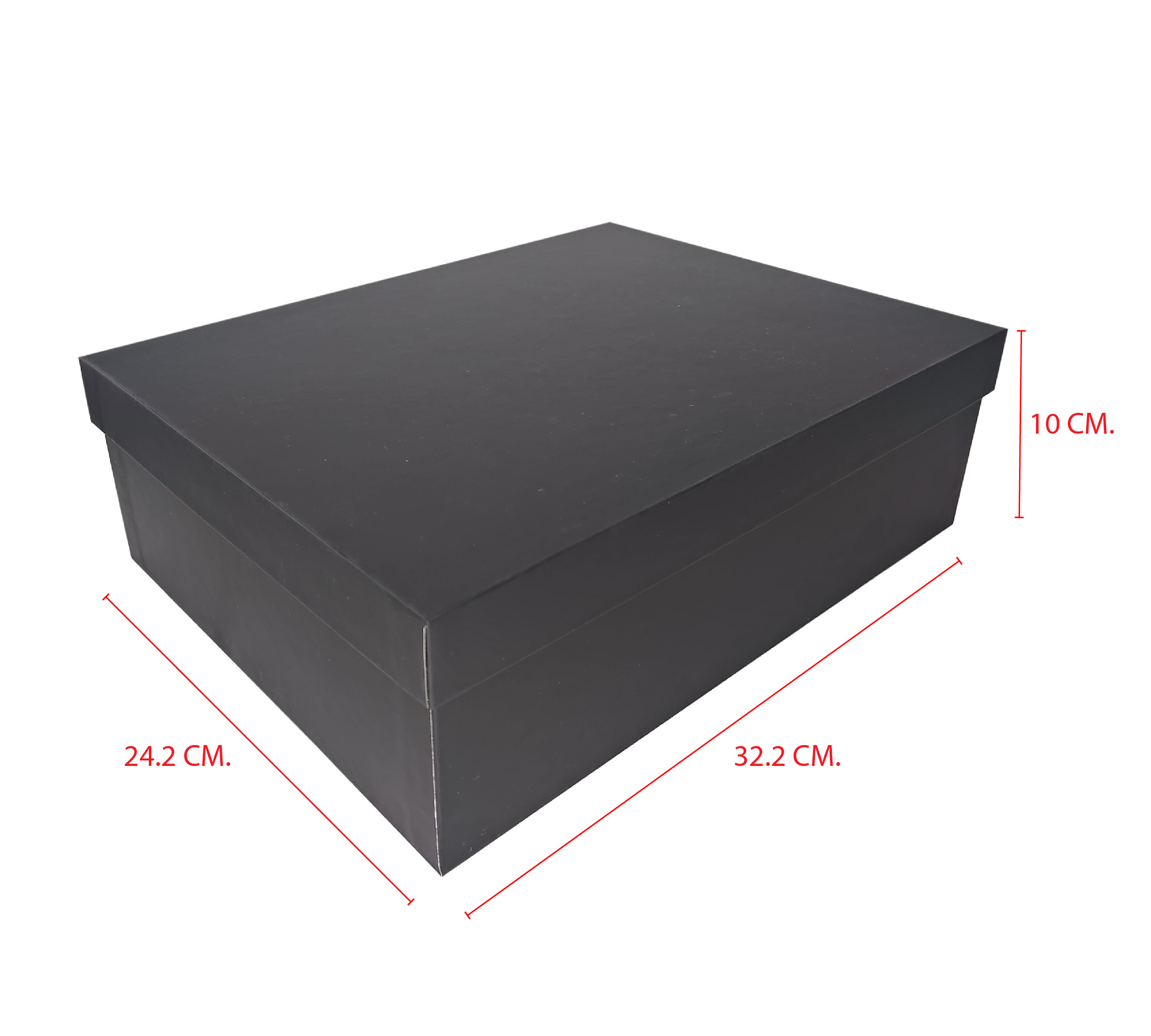 RC962 กล่องจั่วปัง ทรงฝาครอบไม่เต็มใบ ขนาด 24.2 x 32.2 x 10 ซม. (วัดในก้นกล่อง ฝาสูง 2.5 cm)
