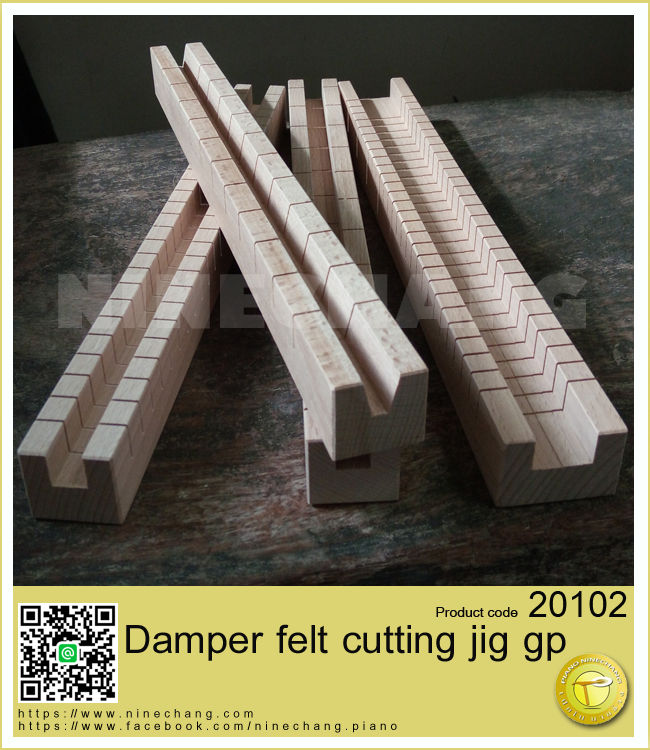 20102 Damper felt cutting jig (for grand piano)