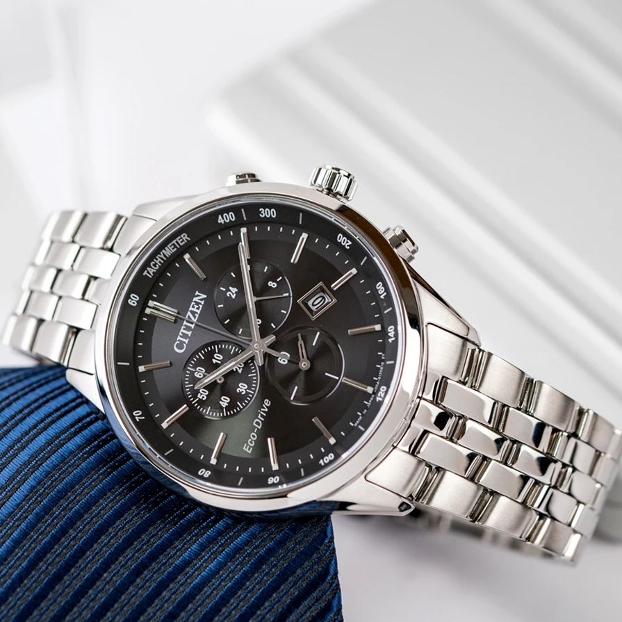 Citizen AT2140-55E นาฬิกาข้อมือผู้ชาย Eco-Drive Chronograph Japan Made Men's Watch