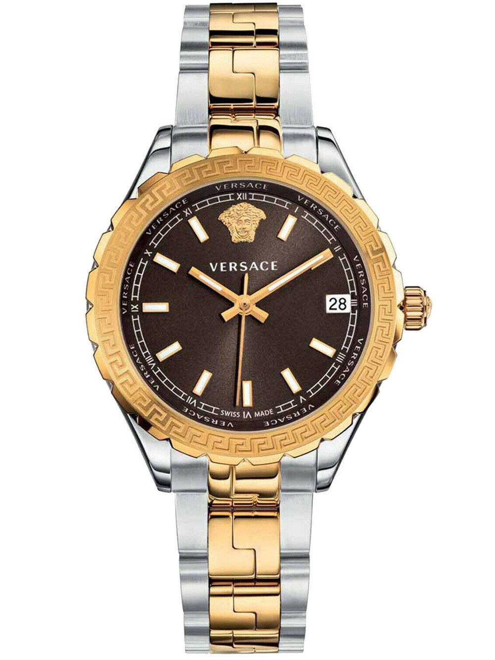 Versace V12040015 นาฬิกาผู้หญิง Hellenyium Quartz Swiss Made Women's Watch