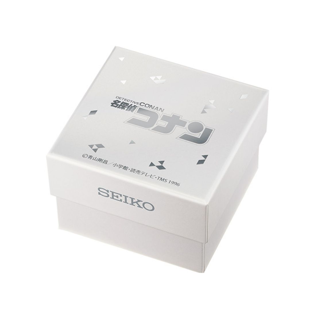 [PRE-ORDER] นาฬิกาโคนัน Detective Conan x SEIKO Chronograph Official Watch รุ่น Conan Edogawa มีเลข Serial number ไม่ซ้ำใคร นาฬิกาข้อมือ ไซโก้ โคนัน นำเข้าจากญี่ปุ่น 名探偵コナン× SEIKO クロノグラフ 展示用アクリルスタンド付き
