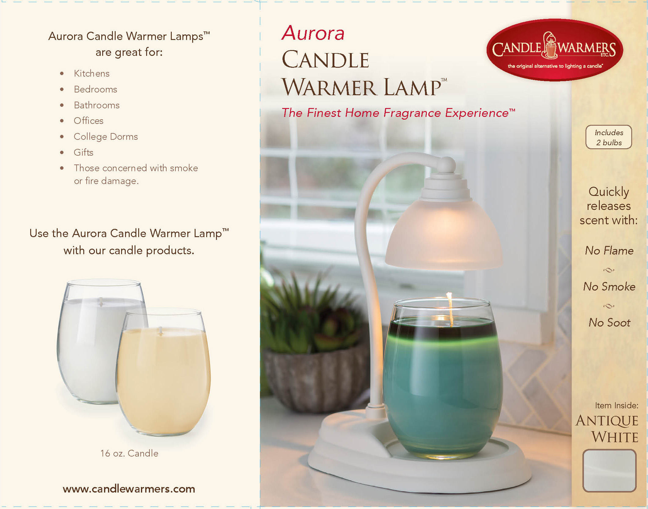 AURORA CANDLE WARMER LAMP