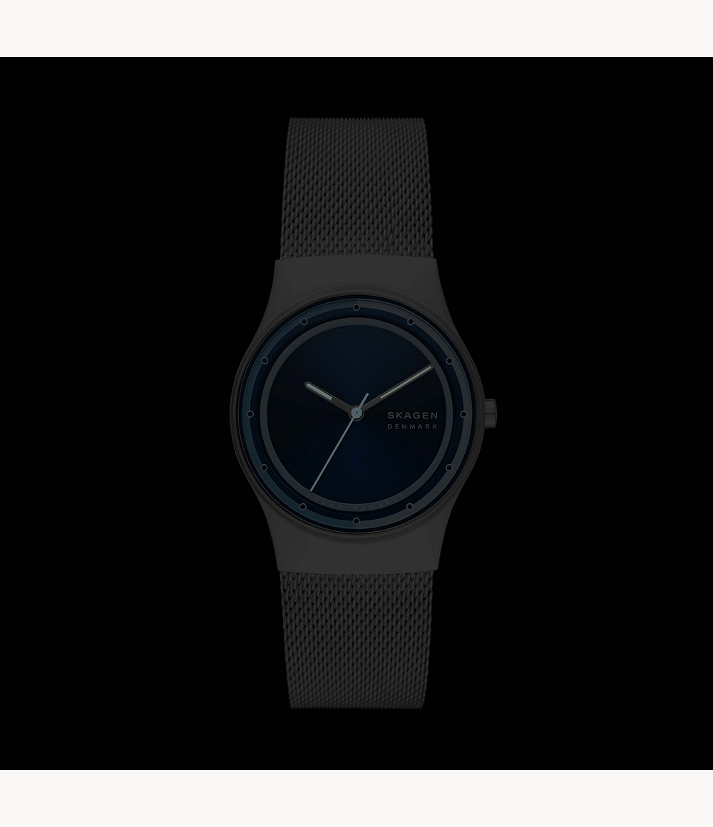 Skagen SKW3024 นาฬิกาผู้หญิง Sol Mesh Ocean Blue Solar Women's Watch